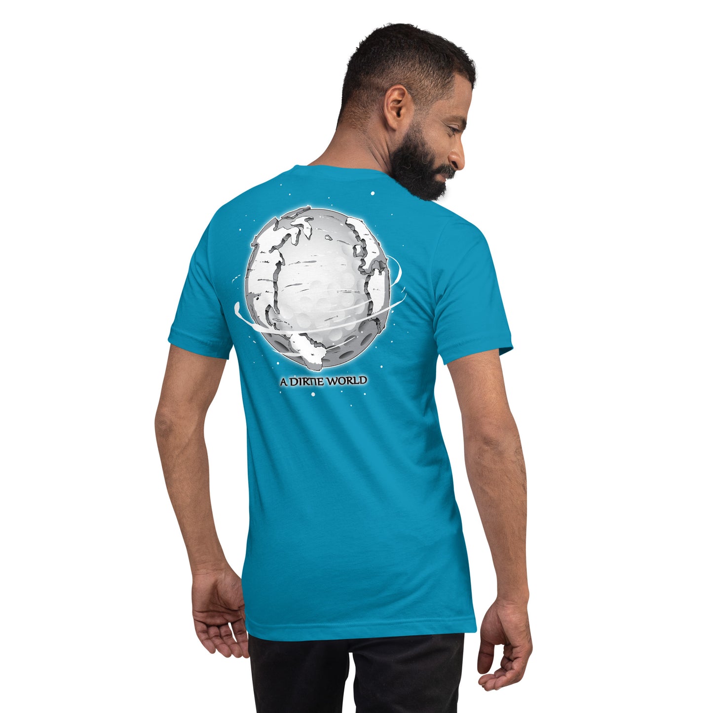 "A Dirtie World - Funny Golf T-Shirt | Dirtie Birdie Golf Apparel"
