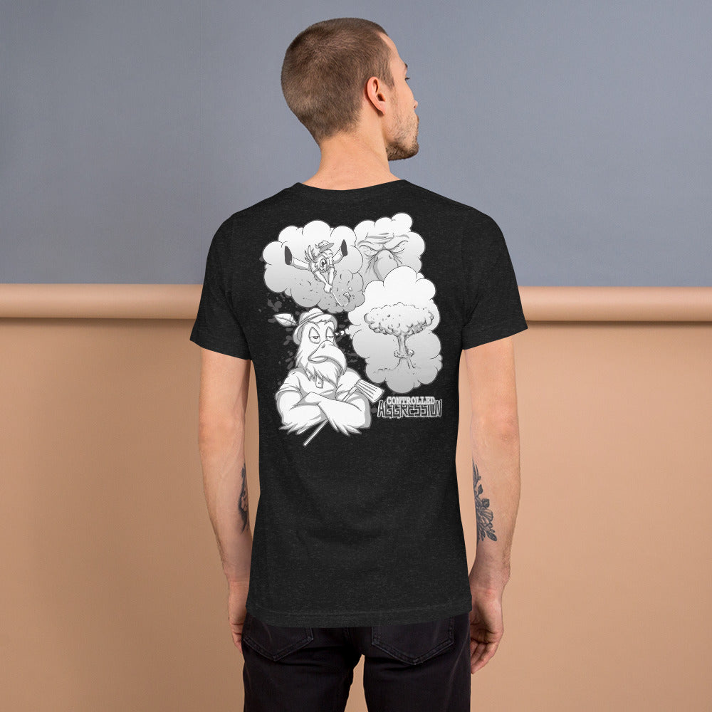 "Controlled Aggression - Funny Golf T-Shirt | Dirtie Birdie Golf Apparel"