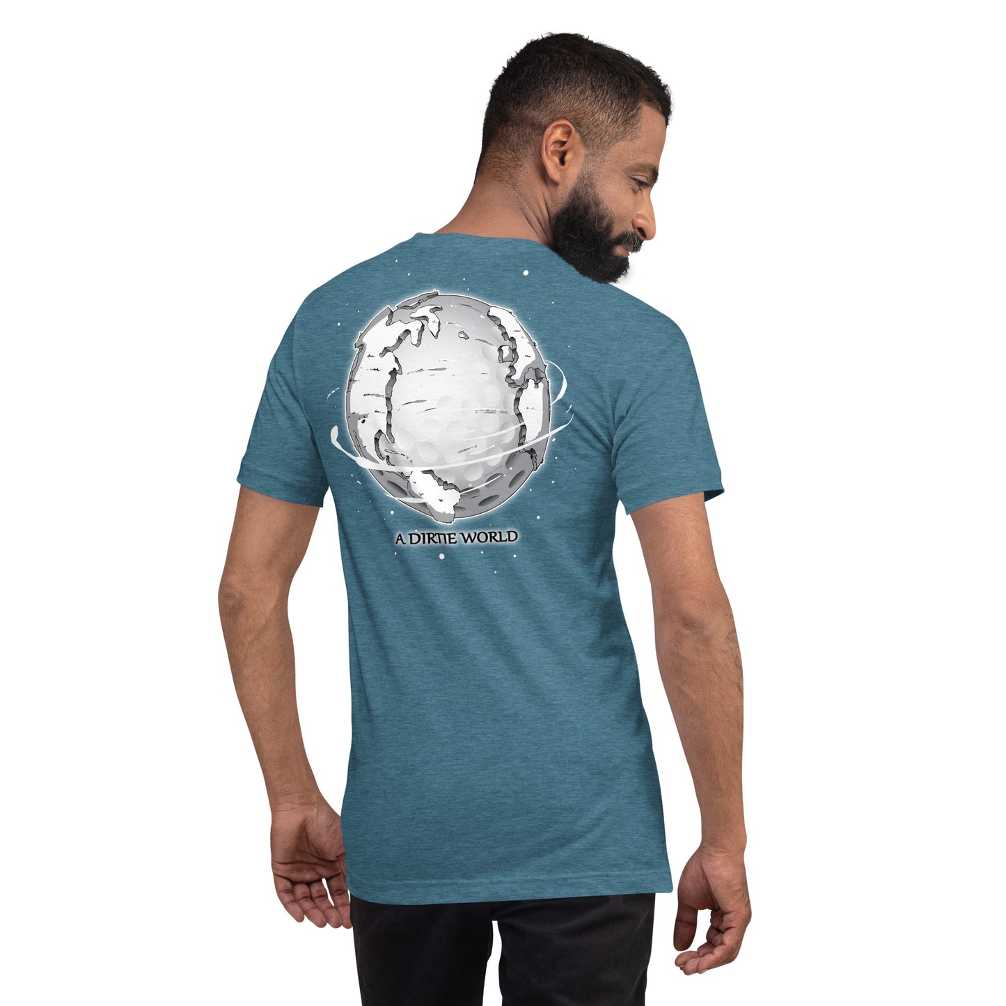 "A Dirtie World - Funny Golf T-Shirt | Dirtie Birdie Golf Apparel"