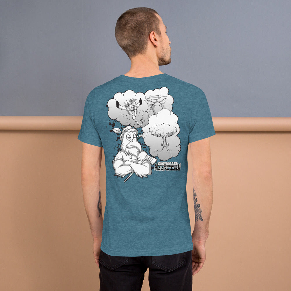 "Controlled Aggression - Funny Golf T-Shirt | Dirtie Birdie Golf Apparel"