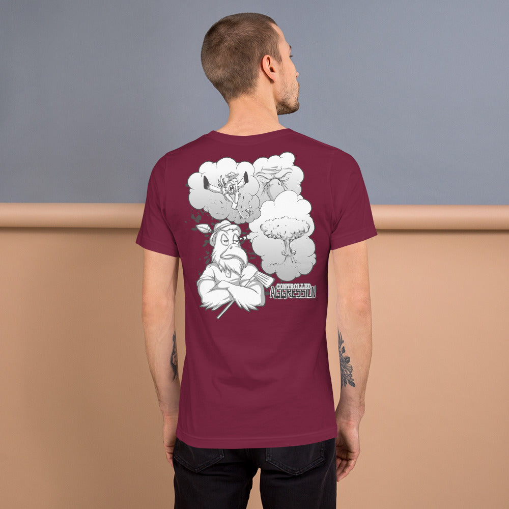 "Controlled Aggression - Funny Golf T-Shirt | Dirtie Birdie Golf Apparel"
