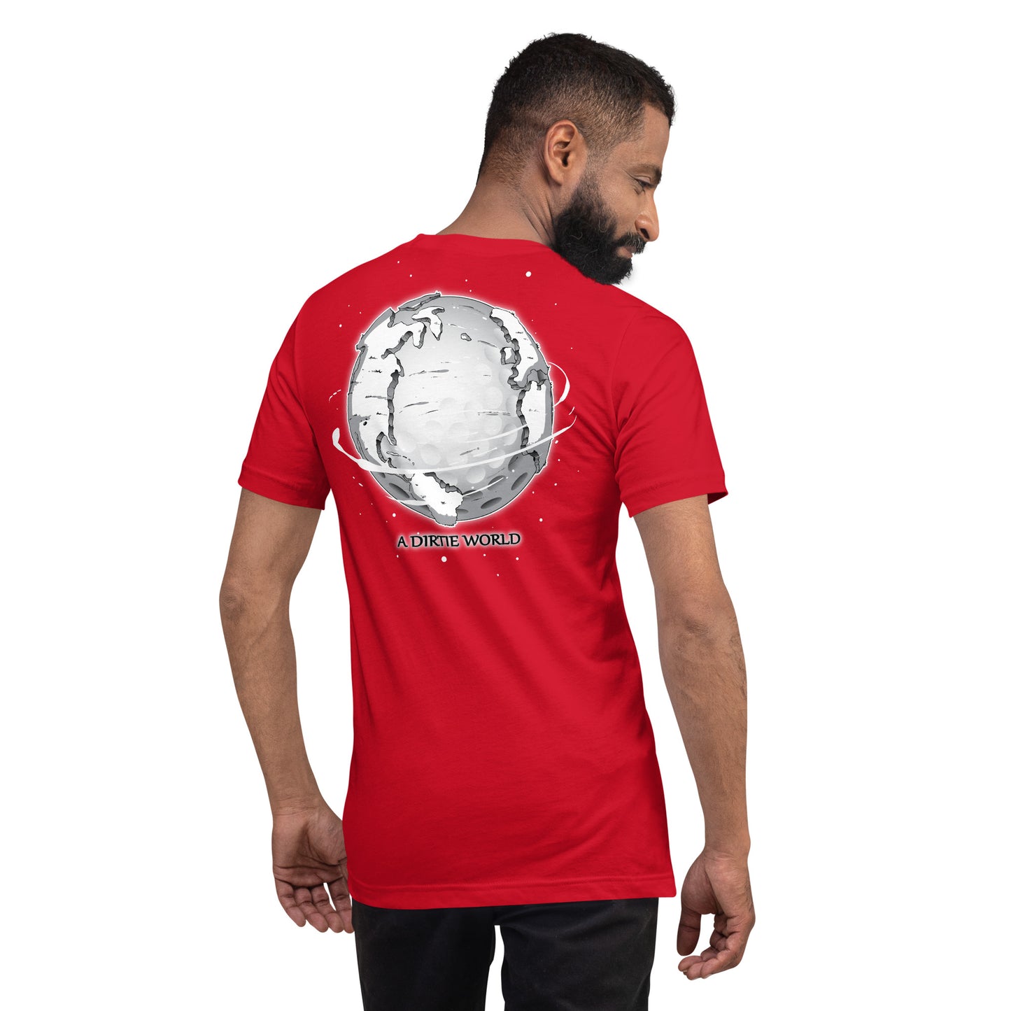 "A Dirtie World - Funny Golf T-Shirt | Dirtie Birdie Golf Apparel"