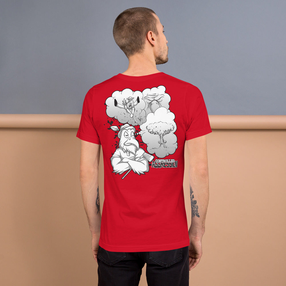 "Controlled Aggression - Funny Golf T-Shirt | Dirtie Birdie Golf Apparel"