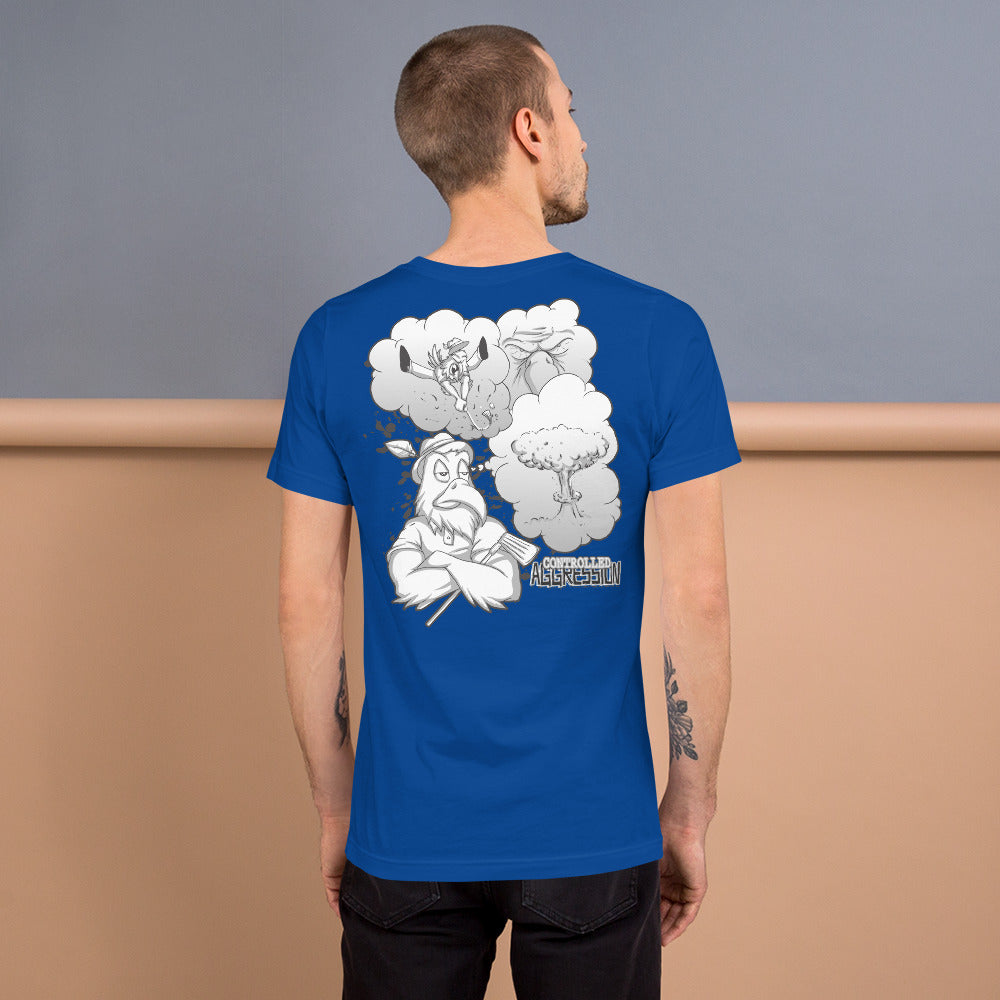 "Controlled Aggression - Funny Golf T-Shirt | Dirtie Birdie Golf Apparel"
