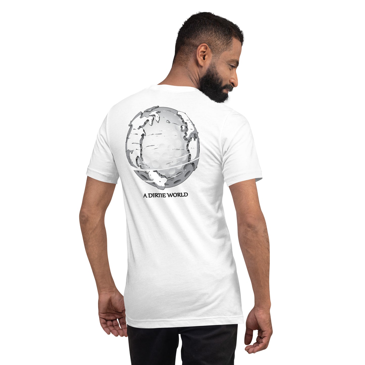 "A Dirtie World - Funny Golf T-Shirt | Dirtie Birdie Golf Apparel"