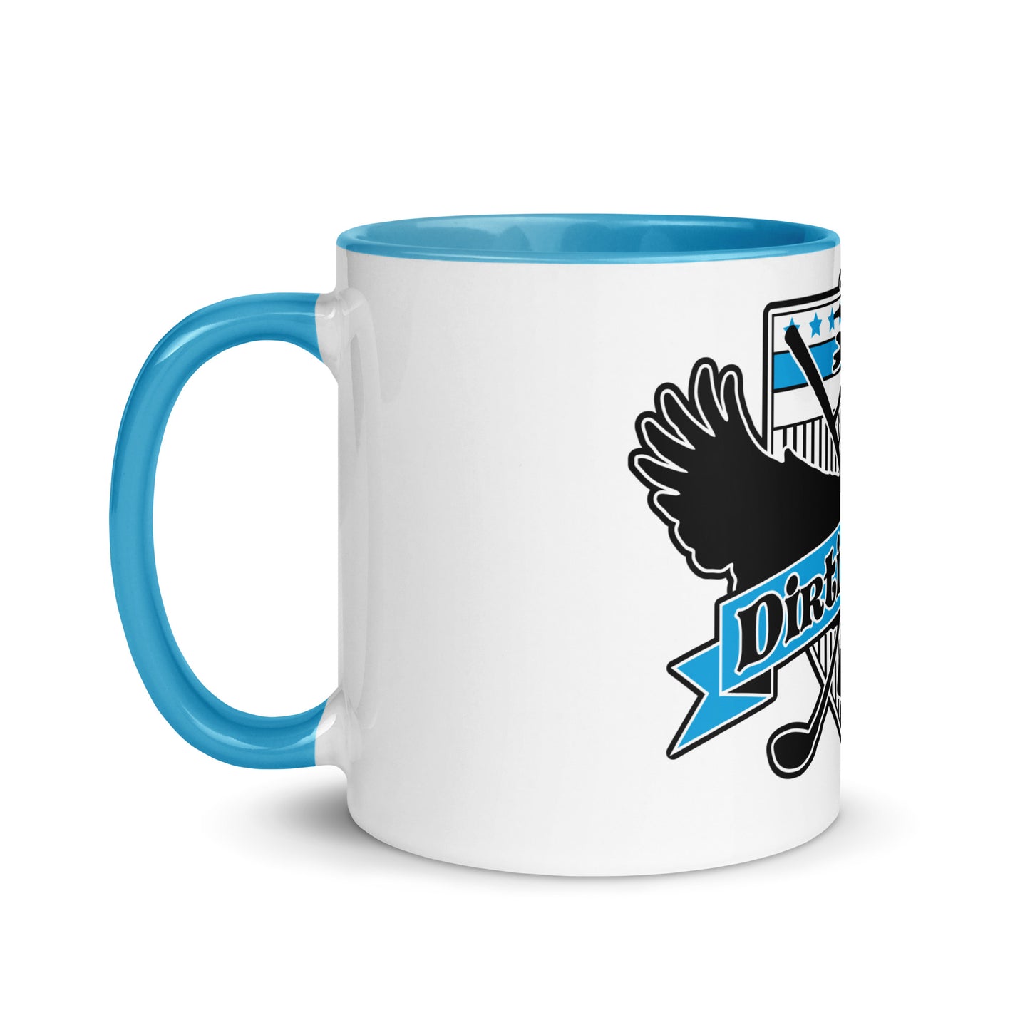 Dirtie Birdie Mug with Color Inside