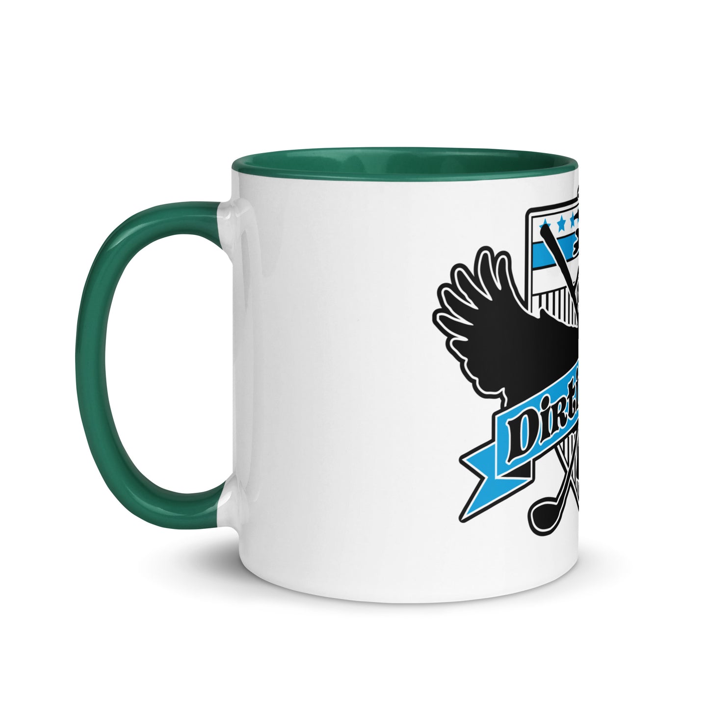 Dirtie Birdie Mug with Color Inside