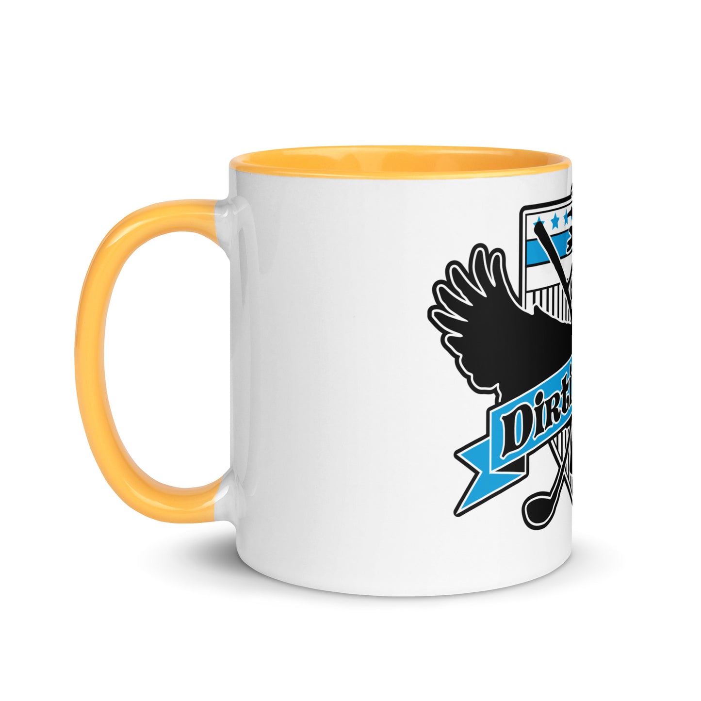 Dirtie Birdie Mug with Color Inside